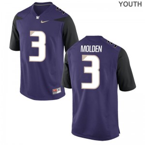 University of Washington Limited Elijah Molden Youth Purple Jerseys Youth X Large