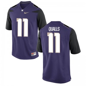 Washington Huskies Elijah Qualls Jerseys XL Mens Limited Jerseys XL - Purple