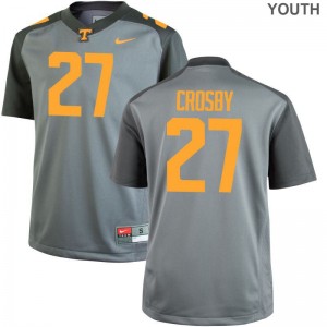 Eric Crosby Youth(Kids) Jersey Youth Small UT Limited Gray