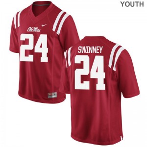 University of Mississippi Eric Swinney Limited For Kids Jersey Small - Red