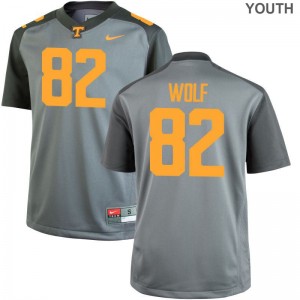 Ethan Wolf For Kids Jerseys Youth X Large Limited Tennessee Vols - Gray