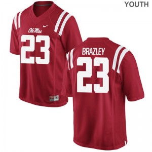 Youth Eugene Brazley Jersey Red Limited Ole Miss Jersey