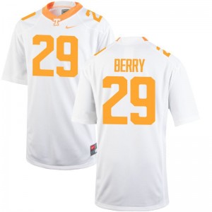 Mens Limited Tennessee Vols Jersey Evan Berry White Jersey