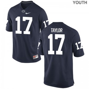 Limited Penn State Nittany Lions Garrett Taylor For Kids Navy Jersey Youth Large
