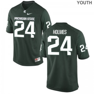 Gerald Holmes Youth(Kids) Jersey XL Green Limited Spartans
