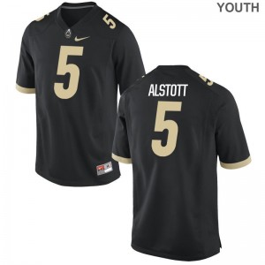 Limited Kids Purdue Jersey Youth Small of Griffin Alstott - Black
