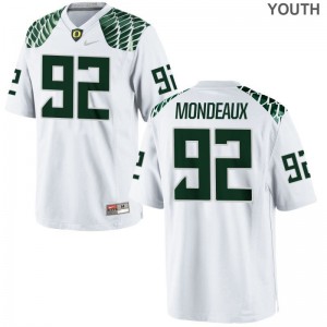Youth Henry Mondeaux Jerseys XL Ducks Limited White