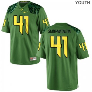 Isaac Slade-Matautia For Kids Apple Green Jersey Large Limited Oregon