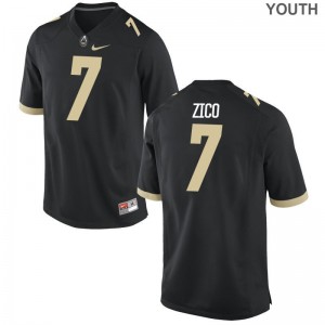 Purdue Isaac Zico Jerseys Youth Small Kids Limited Black