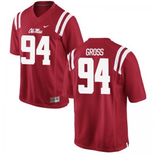 Ole Miss Issac Gross Jerseys For Men Limited - Red