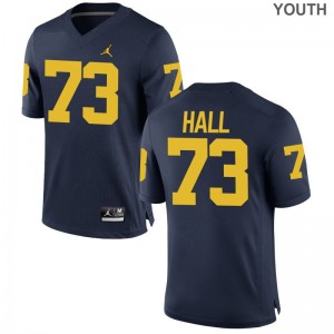 Michigan Wolverines Limited Youth(Kids) Jordan Navy Ja'Raymond Hall Jerseys Youth XL