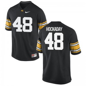 Jack Hockaday Men Iowa Hawkeyes Jersey Black Limited Football Jersey