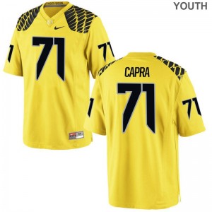 Ducks Jacob Capra Jersey Youth Large Youth(Kids) Limited - Gold