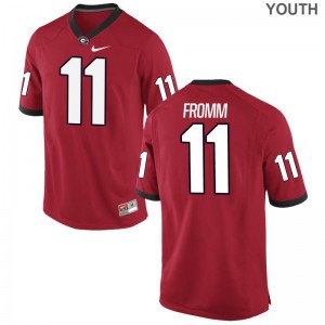 Georgia Limited Jake Fromm Kids Red Jersey Youth Large