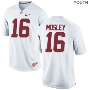White Jamey Mosley Jerseys Youth Medium Alabama Crimson Tide Limited Youth