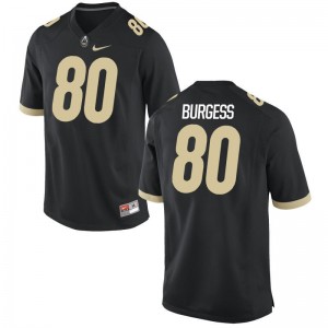 For Men Jarrett Burgess Jerseys Stitched Black Limited Purdue Jerseys