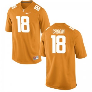 Men Jason Croom Jersey Orange Limited Tennessee Vols Jersey
