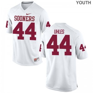 Youth Jaxon Uhles Jerseys Medium OU Limited - White
