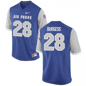 Jaylen Burgess Air Force Falcons Jersey Royal Limited For Men