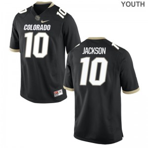 Jaylon Jackson UC Colorado Jerseys S-XL Limited Youth(Kids) Jerseys S-XL - Black