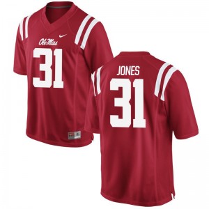 University of Mississippi Men Limited Jaylon Jones Jersey Large - Red
