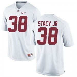 Jeffery Stacy Jr. Mens University of Alabama Jerseys White Limited Jerseys