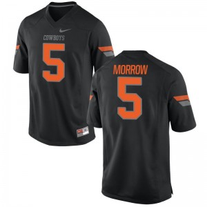 Jerel Morrow Jerseys Large For Men Oklahoma State Cowboys Limited - Black
