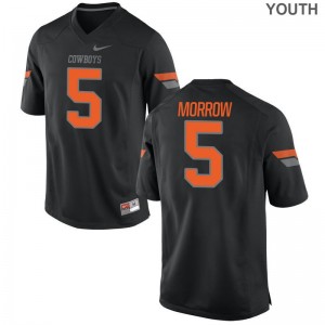 Oklahoma State Jerel Morrow Jersey XL Limited Black Youth(Kids)