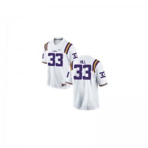 For Men Limited Embroidery Louisiana State Tigers Jerseys Jeremy Hill White Jerseys