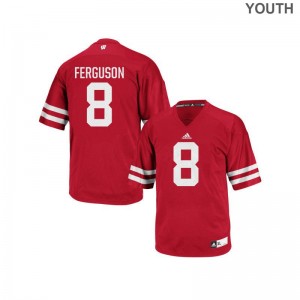 Joe Ferguson Youth(Kids) Jerseys Medium UW Red Replica