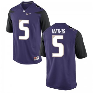 Joe Mathis Men Purple Jerseys Mens XXXL Washington Huskies Limited
