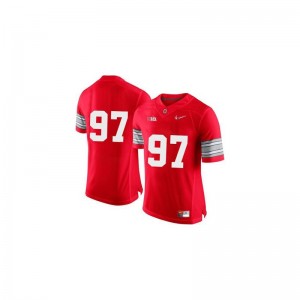 Joey Bosa Ohio State Buckeyes Jerseys Mens Small Red Diamond Quest Patch Limited Mens