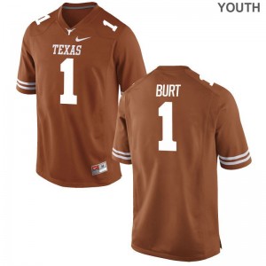 John Burt Kids Jersey Youth Large Limited University of Texas - Orange