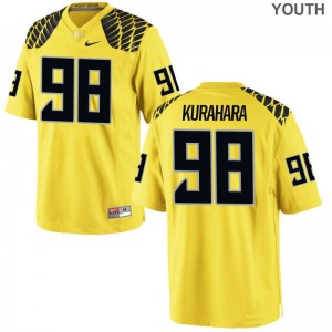 Jordan Kurahara Jersey XL Youth(Kids) Oregon Limited - Gold