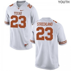 Kids Jordan Strickland Jerseys Medium Texas Longhorns Limited White