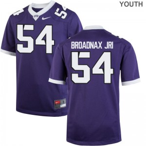 For Kids Joseph Broadnax Jr. Jersey Youth XL TCU Limited - Purple