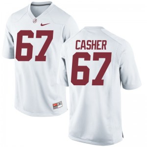 Bama Josh Casher Jerseys Large Men Limited - White