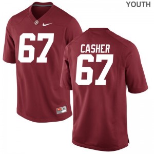 Josh Casher Alabama Jerseys Large Red Limited Youth