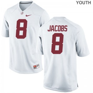 Limited White Josh Jacobs Jersey S-XL Youth(Kids) Alabama