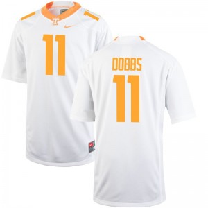 Joshua Dobbs For Kids White Jersey Youth XL Tennessee Limited