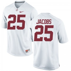 Joshua Jacobs Alabama Jerseys 3XL Mens Limited - White