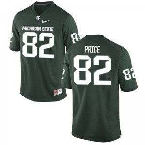 Josiah Price For Men Spartans Jersey Green Limited NCAA Jersey