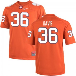 Judah Davis Limited Jerseys For Men Stitched Clemson Tigers Orange Jerseys