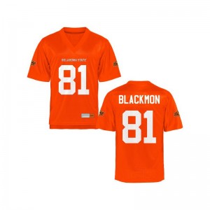 Justin Blackmon Youth(Kids) OK State Jersey Orange Limited Jersey