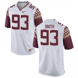 Florida State Justin Smith Limited For Men Embroidery Jersey - White