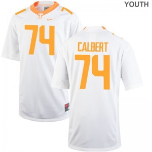 Vols K'Rojhn Calbert Limited Youth(Kids) Jerseys XL - White