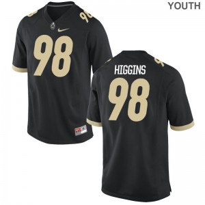 Kai Higgins Youth(Kids) Jersey XL Limited Purdue - Black