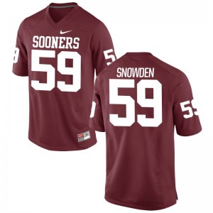 OU Sooners Jersey Youth Large of Kane Snowden Limited Youth - Crimson