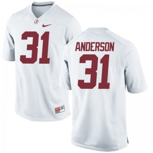 Keaton Anderson Bama Jerseys Mens Large White Limited For Men