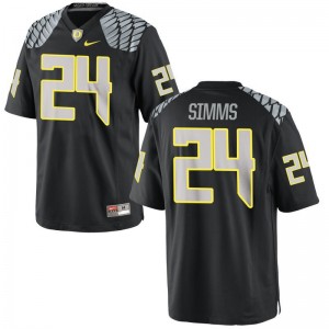 University of Oregon Player Keith Simms Limited Jersey Black Mens